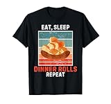 Retro Eat, Sleep Dinner Rolls Repeat Dinner Rolls