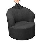 Tissu de qualité supérieure : cette chaise ronde pivotante est fabriquée à partir de 92 % de polyester et 8 % d'élasthanne, offrant une finition infroissable et douce au toucher. Doux pour la peau et adapté à toutes les saisons, il offre une rage à 360 degrés à votre chaise, améliorant sa longévité tout en ajoutant une touche élégante à votre décoration. Parfait pour tout espace de vie ou bureau.