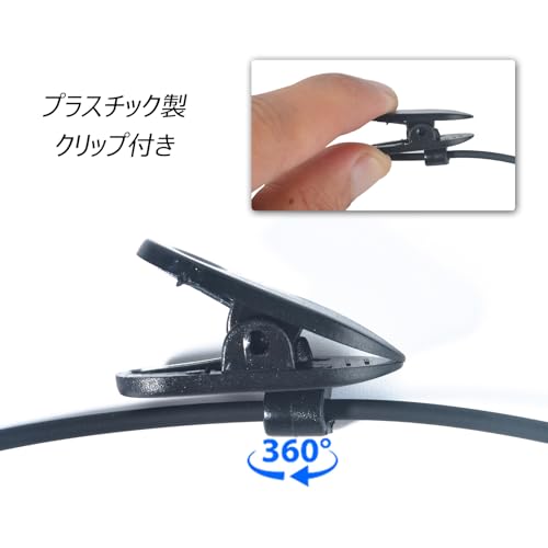 YNIBST ミミ掛け型 インカムイヤホン オープンエアー型 無線機イヤホン マイクなし 1ピン ストレートφ2.5mm 片耳 SP-26 SP-28 互換品 2点セット