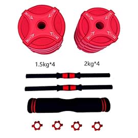 MMAXZ Barbell Set for Men and Women, with Connecting Rod, Can Be Used As Home Fitness Sports Barbell 10kg,15kg,20kg