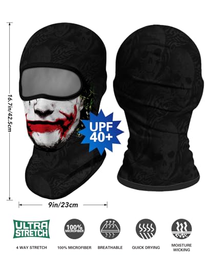 Image of M-YOUNG 4PCS Balaclava Full Face Mask Ski Mask UV Protection Cover Motorcycle Full Face Mask for Men Women