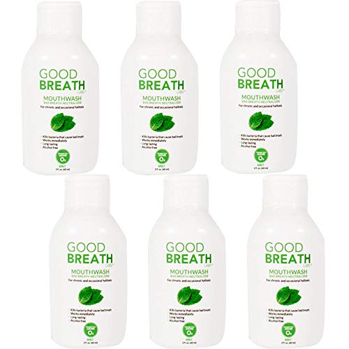 Goodbreath Mint Mouthwash 6x2oz Ozone Halitosis Treatment