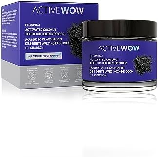 Active Wow Teeth Whitening Charcoal Powder Natural