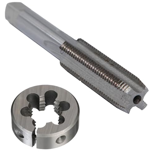 Image of Drill America m16 X 1.5 Tap and Die Kit, HSS Plug Tap and 1-1 /2 inch OD HSS Round Die, POUT Series