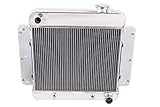 DH racing 3 Rows Aluminum Radiator For Chevy 1962-1967 II Nova BASE/SS 6CYL V8 63 64 65 66 Models., 22 1/8 inch x 24 1/2 inch