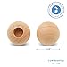 Woodpeckers Wood Dowel Caps 1-1/4 Inch Diameter With 1/2 Inch Hole, Pack of 24 Unfinished Rod Caps for Crafts and DIYers