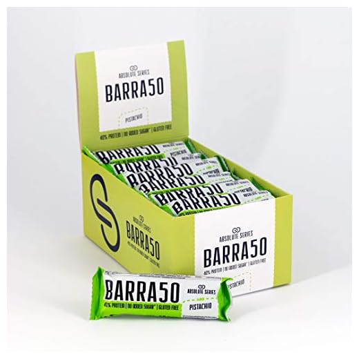anderson Barretta Proteica – Pistacchio, 40% di proteine, 24 x 50g - 0 zuccheri aggiunti, senza glutine, absolute series BARRA50 – made in italy