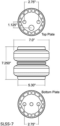 Miniatura 2 de Slam Specialties SS-7 bolsa de suspensión neumática (2)