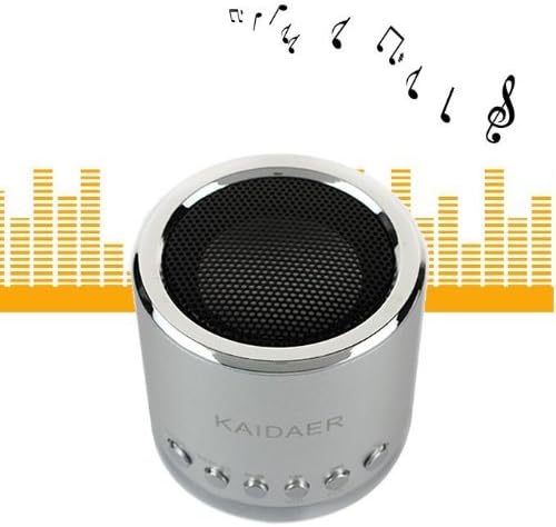 NEW Kd-mn02 Portable Mini Music Speaker Sd USB Fm for Pc Mp3 Player Silver