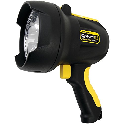 Q-Beam 800-8402-W LED Rechargeable Spotlight with Blue and Red Leds