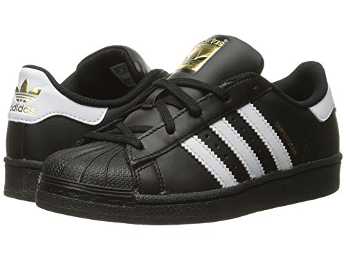 adidas Originals unisex-child Superstar Elastic,Black/White/Black,5 M US by adidas Originals - Used condition - Image 2