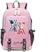 ISaikoy Anime Darling in the FranXX Backpack Shoulder Bag Bookbag Student Satchel School Bag Daypack Color 8