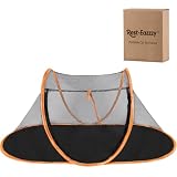 Cat Tent Outdoor, Pet Enclosure Tent Suitable for Cats and Small Animals, Indoor Playpen Portable Exercise Tent with Carry Bag(Orange)