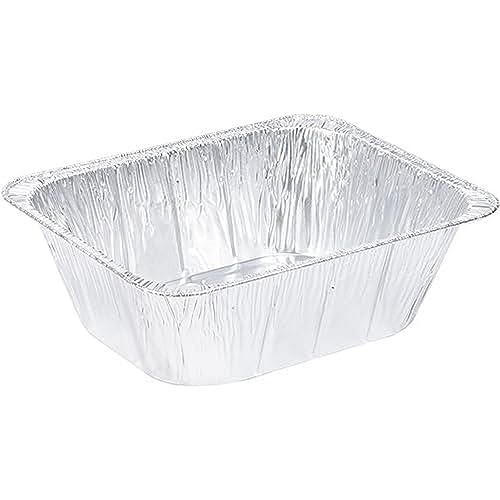 Durable Packaging Aluminum Steam Table Pans, Half-Size Extra Deep-195 Oz., 4.19