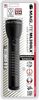 Maglite ML300LX 2D Cell, Aluminium, Black [Energy Class A]