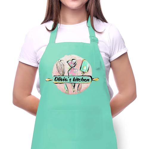 Custom Empire Shop Custom Apron For Mom, Mother'S Day Gift For Mom With Custom Name thumb #1