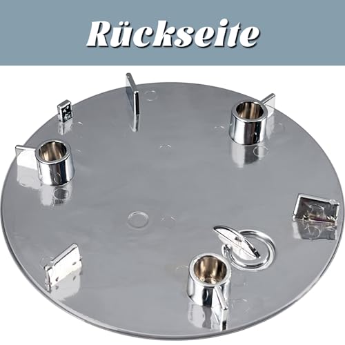 Duschablauf Deckel 115 mm, Duschabfluss Abdeckung, Abflussdeckel Dusche, Duschdeckel Abdeckhaube Verchromt für Viega 649982 Modell 6964