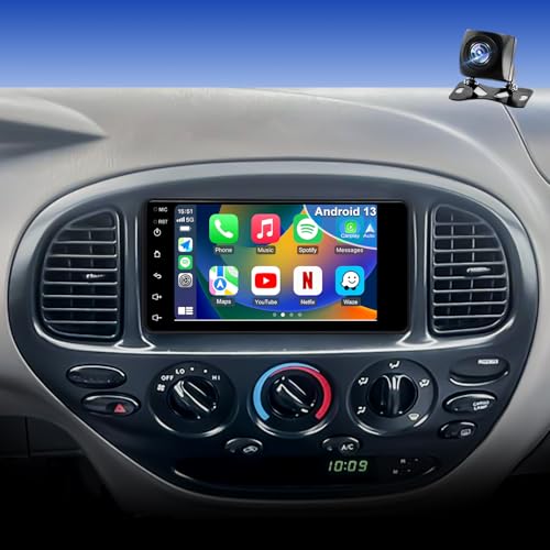 5GWifi6 Upgrade Car Radio for Toyota Tundra 2003-2006, Sequoia 2003-2007, Camry 2002-2006, RAV4 2001-2005, Highlander 2001-2007, 7inch Touch Screen Stereo, Wireless Carplay Android Auto Camera GPS FM