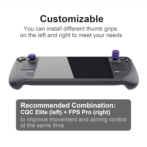 Image of Skull & Co. Skin, CQC and FPS Thumb Grips Joystick Cap Analog Stick Cover for Steam Deck and ROG Ally- OD Green, Set of 6