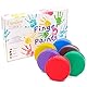 Creative Deco Fingerfarben Kinder Ungiftig | 6 x 125 ml Becher | Intensive Farben | Set für Kleinkinder | Sicher & Ungiftig | Wasserbasiert | Bastel-farbe Plakat-farbe Schulmalfarben Fingermalfarben