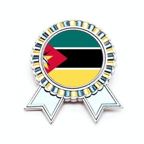 Broche drapeau Mozambique cadeau idéal souvenir médaille de l'Afrique