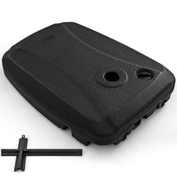 offset umbrella base with wheels