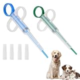 2PCS Lance Pilule Chat,éutilisable Coupe-Pilule pour Chat,Distributeur de Médicaments pour Animaux de Compagnie,pour Animaux de Compagnie Pet Pill Dispenser Chien Animaux MéDecine Distributeur