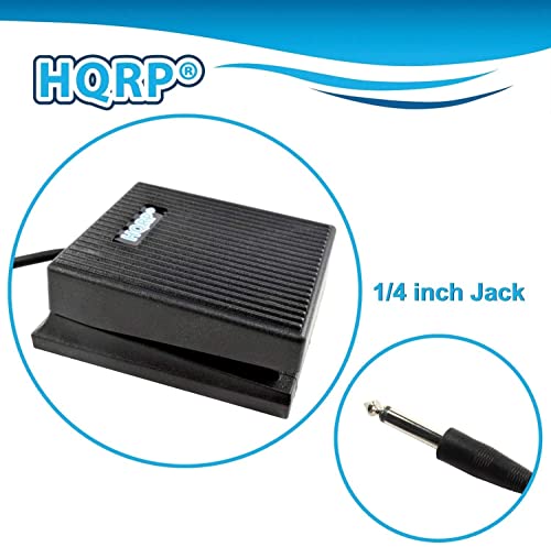 Hqrp Foot Switch Сompatible With Alesis Sr-16 Sr-18 Roland Cr-1000 Drum Machine Dp-2 Damper Sustain Pedal #TOP3