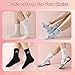 Jspupifip 5 Pairs Women Ruffle Bow Socks Cute Casual Ankle Crew Socks Soft Breathable Fashion Frilly Bow Cotton Sock, 5 Style