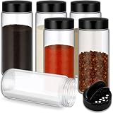 Acellegic 6 Pack 16 oz Glass Spice Jars with...