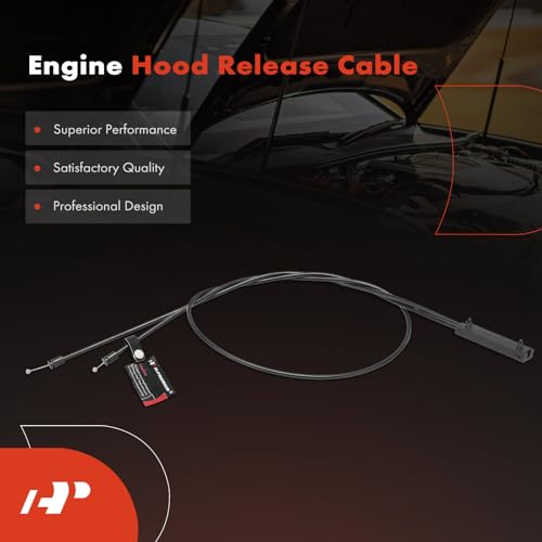 A-Premium Front Hood Latch Release Cable without Handle Compatible with BMW E83 Series X3 2004-2010, 43.39 Inch by A-Premium - Image 3