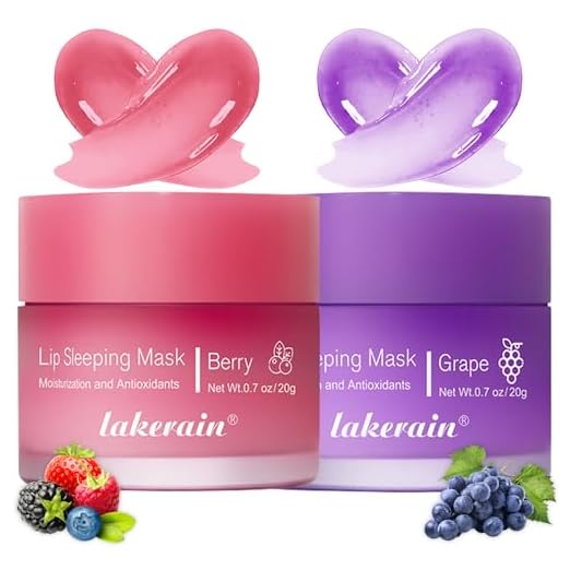 2 Pcs Lip Sleeping Mask, Lip Mask Overnight Hydrate Repair Sleeping Lip Mask, Moisturizing Lip Balm Lip Care Anti Dry Cracked Lip Cream, Lip Scrubs Exfoliator Reduce Lip Lines