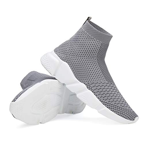Image of Casbeam Men's Running Knit Comfortable Lightweight Breathable Casual Sports Shoes Fashion Sneakers Slip-On Walking Shoes
