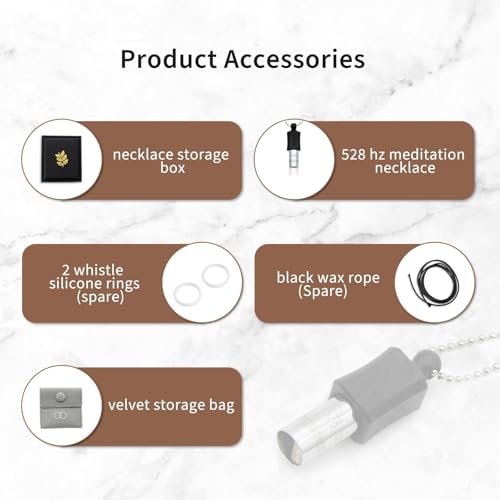 528-Hz-Meditation-Necklace-Breathing-Frequency-Sound-Healing-Device-by-Adjusting-The-Breathing-for-Anxiety-Stress-Relief-Mindfulness-Silver