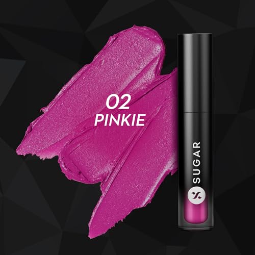 Image of SUGAR Cosmetics Mousse Muse Lip Cream | Lasts 24+ Hrs | Creamy Mousse Lipstick | Waterproof & Smudgeproof | 5ml - 02 Pinkie