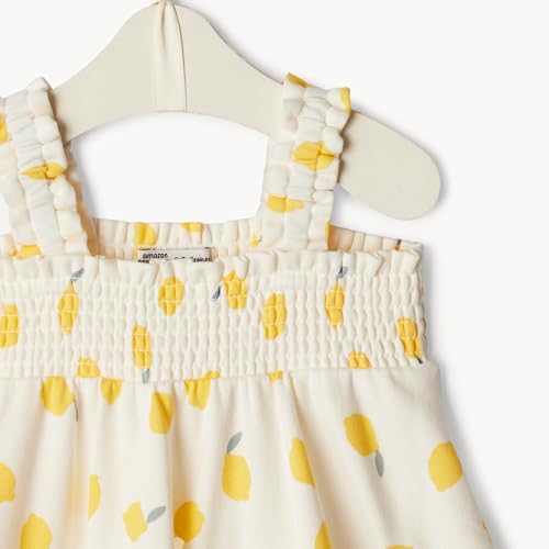 Image of Amazon Essentials x Sofia Grainge Toddlers and Baby Girls' Smocked Cotton Dress