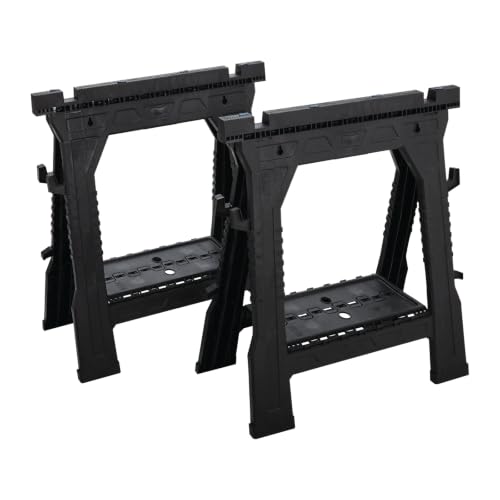 Channellock Folding Plastic Sawhorse Set