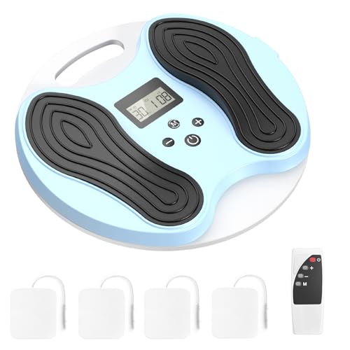 Medic Durchblutungsstimulator für Füße & Beine, EMS Fußmassageräte, lindert Neuropathie, Knie- & Beinschmerzen, fördert die Fußdurchblutung – Elektrischer TENS Stimulator mit 4