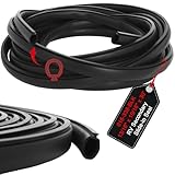 Wadoy 018-338-BLK RV Slide Out Seal 30 Ft, Weather Stripping Wiper Seals Black Rubbers Stripping for Keeping Out Noise and Weather, Camper Rubber Slide-in Secondary Seal 13/16' x 11/16' x 30'