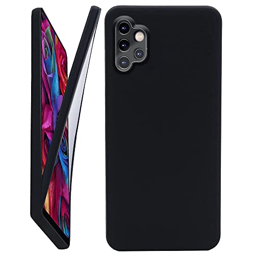 CEKA TECH Coque pour Samsung Galaxy A13 4G, Protection intégrale Avant + arrière en Rigide, Housse Etui Tactile 360 degré - Antichoc, Transparent pour (Samsung A13 4G (6,6 Pouces), Noir) Cover