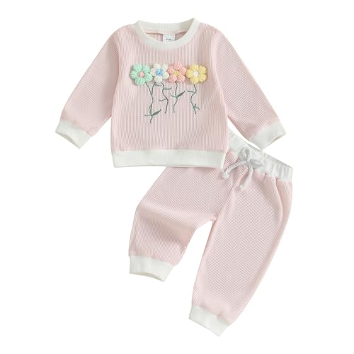 Amnnchya Toddler Clothes For Girls Baby 3D Flower Fall Winter