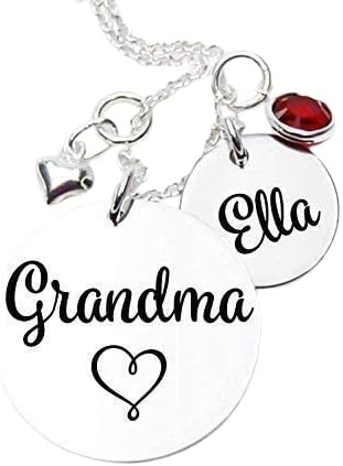 Grandma Pendant, Necklace, Heart, Grandma,Grammy, Granny, Great Gift For Grandma