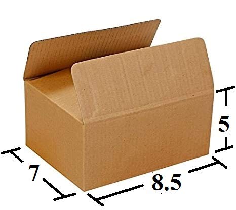PACKING PLANET 3 ply plain brown corrugated/carton/packaging/shipping box (8.5 X 7 X 5) inch corrugated box (pack of 40)…… (B08FG8JNWF) Amazon Price History, Amazon Price Tracker