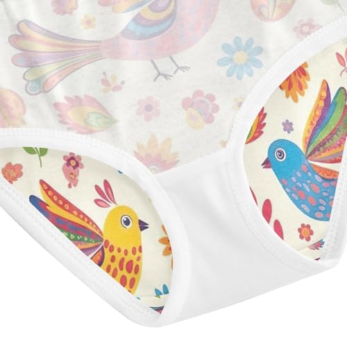 Colorful Sloths Toddler Girl Undies, Cotton Underwear Girls, 2T–8 Years4