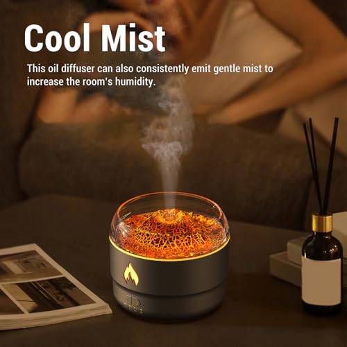 Difusor aromático eléctrico con tanque 280 mL y luz LED miniatura 3