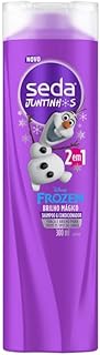 Shampoo & Condicionador Infantil 2 em 1 Frozen Seda Juntinhos Brilho Mágico Frasco 300ml, Seda