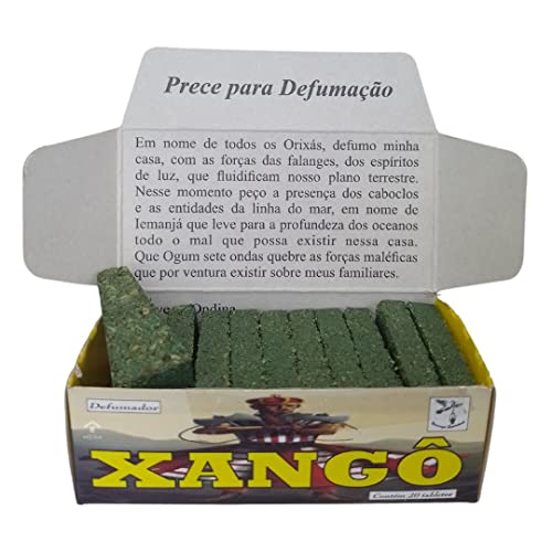 CASA DO PRETO VELHO - 7 Caixas de Incenso Defumador Natural - 140 Tabletes - Kit com 7 Caixas de 20