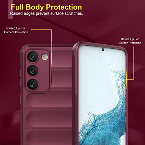 Image of Amazon Brand - Solimo Back Case Cover for Samsung Galaxy S23 5G | Compatible for Samsung Galaxy S23 5G Back Cover | Liquid Silicon Magic Case for Samsung Galaxy S23 5G with Camera Protection | Plum