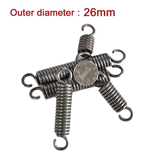 Resorte de extensión de metal en acero resistente con diámetro de 26 mm 3