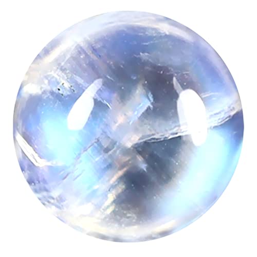 Pierre de lune véritable rainbow blue moonstone de 1.51 ct pour création de bijoux